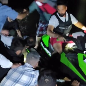 Bingöl’de Nehirde Mahsur Kalan 5 Kişi Kurtarıldı